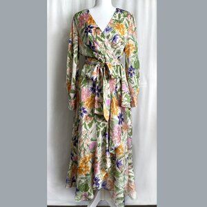 Tahari dress, multicolor with flowers (floral print) New NWT size 4